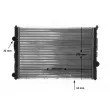 Radiateur, refroidissement du moteur MAHLE CR 507 000S - Visuel 2