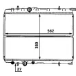 Radiateur, refroidissement du moteur MAHLE CR 524 000S - Visuel 2
