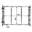 Radiateur, refroidissement du moteur MAHLE CR 525 000S - Visuel 1