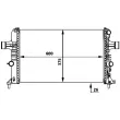 Radiateur, refroidissement du moteur MAHLE CR 531 000P - Visuel 1