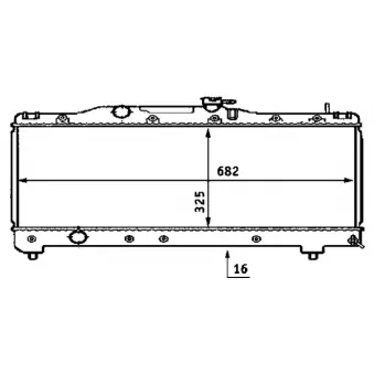 Radiateur, refroidissement du moteur MAHLE
