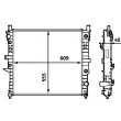 Radiateur, refroidissement du moteur MAHLE CR 553 000S - Visuel 2