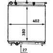 Radiateur, refroidissement du moteur MAHLE CR 558 000S - Visuel 1