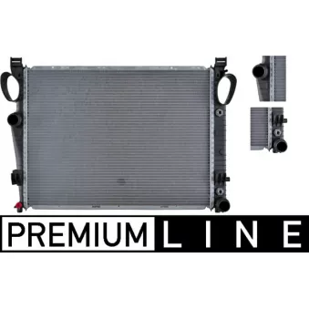 Radiateur, refroidissement du moteur MAHLE CR 564 000P