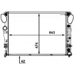 Radiateur, refroidissement du moteur MAHLE CR 564 000P - Visuel 2
