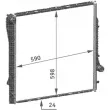 Radiateur, refroidissement du moteur MAHLE CR 567 000P - Visuel 1