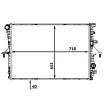 Radiateur, refroidissement du moteur MAHLE CR 569 000P - Visuel 1