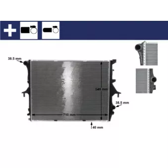 Radiateur, refroidissement du moteur MAHLE CR 571 000S