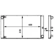 Radiateur, refroidissement du moteur MAHLE CR 579 000P - Visuel 1