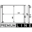Radiateur, refroidissement du moteur MAHLE CR 582 000P - Visuel 1