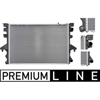 Radiateur, refroidissement du moteur MAHLE CR 583 000P