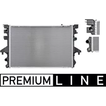 Radiateur, refroidissement du moteur MAHLE CR 584 000P