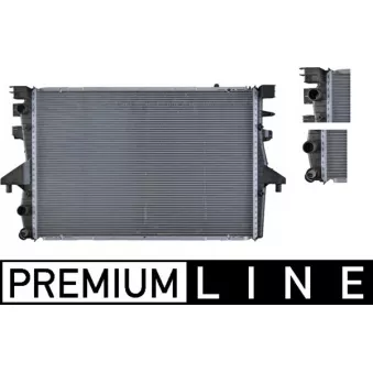Radiateur, refroidissement du moteur MAHLE CR 585 000P