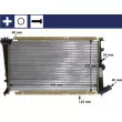 Radiateur, refroidissement du moteur MAHLE CR 586 000S - Visuel 1