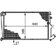 Radiateur, refroidissement du moteur MAHLE CR 586 000S - Visuel 2