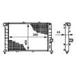 Radiateur, refroidissement du moteur MAHLE CR 589 000S - Visuel 2