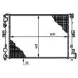 Radiateur, refroidissement du moteur MAHLE CR 592 000P - Visuel 1