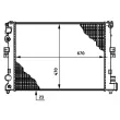 Radiateur, refroidissement du moteur MAHLE CR 592 000S - Visuel 2