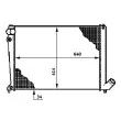 Radiateur, refroidissement du moteur MAHLE CR 594 000S - Visuel 2