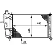 Radiateur, refroidissement du moteur MAHLE CR 598 000S - Visuel 1