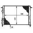 Radiateur, refroidissement du moteur MAHLE CR 602 000P - Visuel 2
