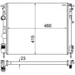 Radiateur, refroidissement du moteur MAHLE CR 605 000S - Visuel 1