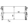 Radiateur, refroidissement du moteur MAHLE CR 608 000P - Visuel 2