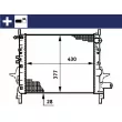 Radiateur, refroidissement du moteur MAHLE CR 614 000S - Visuel 1