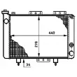 Radiateur, refroidissement du moteur MAHLE CR 616 000S - Visuel 1