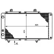 Radiateur, refroidissement du moteur MAHLE CR 618 000S - Visuel 2