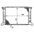 Radiateur, refroidissement du moteur MAHLE CR 623 000S - Visuel 1