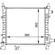 Radiateur, refroidissement du moteur MAHLE CR 626 000S - Visuel 1