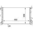 Radiateur, refroidissement du moteur MAHLE CR 628 000S - Visuel 2