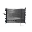 Radiateur, refroidissement du moteur MAHLE CR 631 000S - Visuel 3