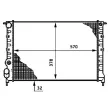 Radiateur, refroidissement du moteur MAHLE CR 638 000S - Visuel 2