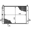 Radiateur, refroidissement du moteur MAHLE CR 639 000S - Visuel 1
