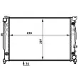 Radiateur, refroidissement du moteur MAHLE CR 648 000S - Visuel 2