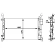 Radiateur, refroidissement du moteur MAHLE CR 660 000S - Visuel 2