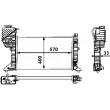 Radiateur, refroidissement du moteur MAHLE CR 677 000S - Visuel 2