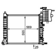 Radiateur, refroidissement du moteur MAHLE CR 679 000P - Visuel 2