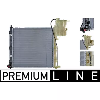 Radiateur, refroidissement du moteur MAHLE CR 681 000P
