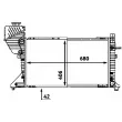 Radiateur, refroidissement du moteur MAHLE CR 697 000P - Visuel 2
