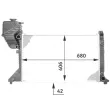 Radiateur, refroidissement du moteur MAHLE CR 711 000S - Visuel 1