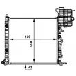 Radiateur, refroidissement du moteur MAHLE CR 715 000P - Visuel 2