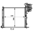 Radiateur, refroidissement du moteur MAHLE CR 716 000P - Visuel 2