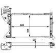 Radiateur, refroidissement du moteur MAHLE CR 727 000P - Visuel 2