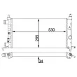 Radiateur, refroidissement du moteur MAHLE CR 735 000S - Visuel 1