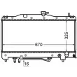 Radiateur, refroidissement du moteur MAHLE CR 746 000S - Visuel 1