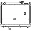 Radiateur, refroidissement du moteur MAHLE CR 747 000S - Visuel 1