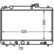 Radiateur, refroidissement du moteur MAHLE CR 749 000S - Visuel 1